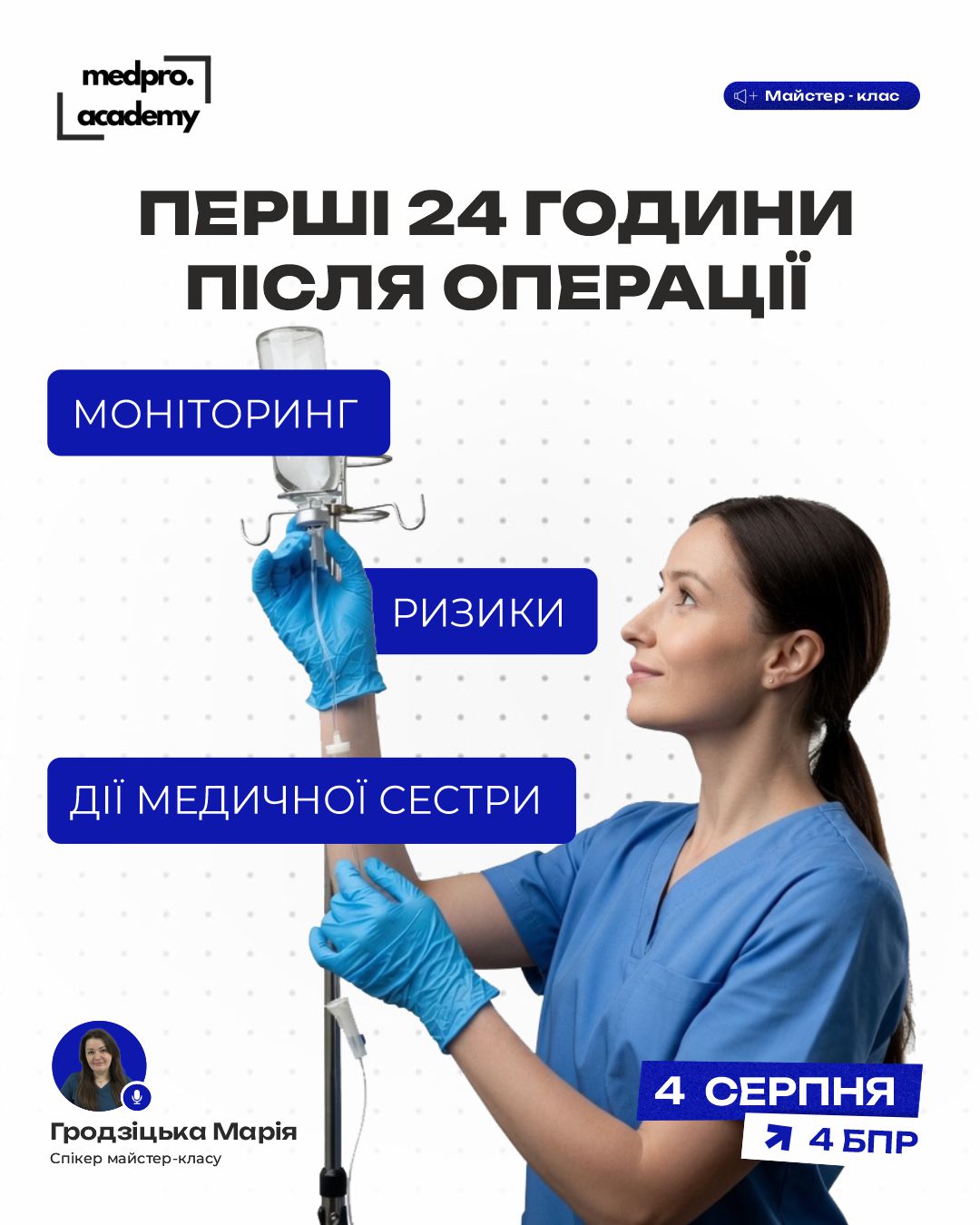 3Перші 24 години після операції моніторинг, ризики та дії медичної сестри